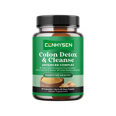 OEM Colon Detox Cleanse Capsules Support Detox Digestive For Fat Burning