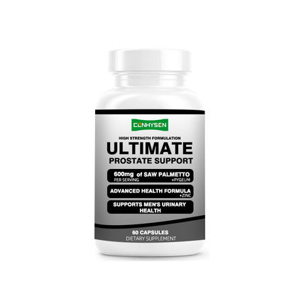 Factory customization Ultimate Prostate Capsules 600mg of Saw Palmetto Reduce Hair Loss
