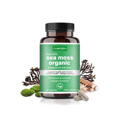 Custom Label Sea Moss Capsules 92 Vitamins Minerals Helps Support Healthy Aging Skin and Joints