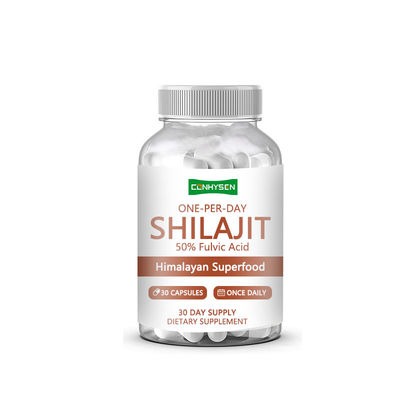 50% Fulvic Acid Shilajit Capsules Himalayan Superfood Supports Collagen Synthesis