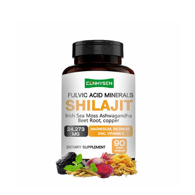 50% Fulvic Acid Minerals Shilajit Capsules Supports Cognitive Performance