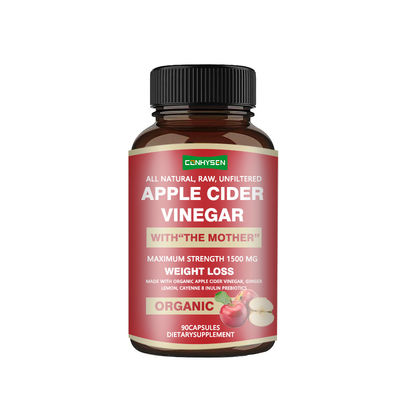 Apple Cider Vinegar Capsules Boosts Weight Loss With Mother Slimming Supplement