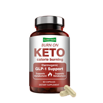 Customization Keto Capsules Boosts Metabolism Function Calorie Burning Capsules Raspberry