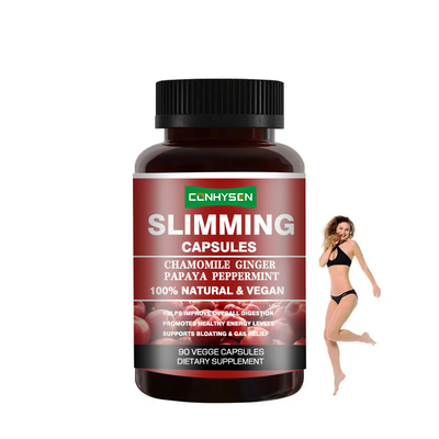Slimming Capsules Supports Bloating & Gas Relief with Peppermint Dietary Supplement
