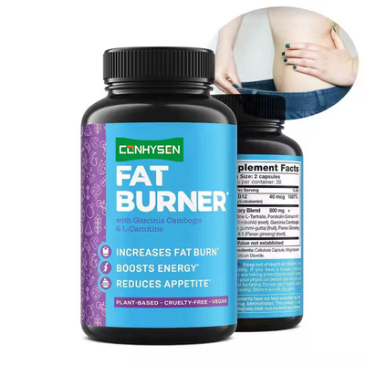Premium Plant-Based Fat Burner with Garcinia Cambogia L-Carnitine Boost Metabolism Reduce Appetite Detox Energize
