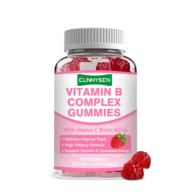Vitamin B Complex Gummies High Potency B12 for Sustained Energy Immune Support Health Supplements