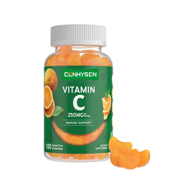 Natural Vitamins Sodium Soft Candy Support Immune System Vitamin C Gummies