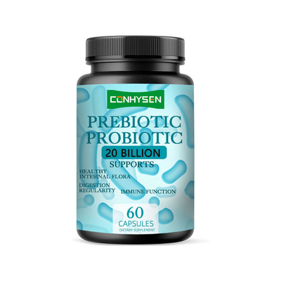 Prebiotic Probiotic Capsules 20 Billion Supports Healthy Intesinal Flora Dietary Supplement
