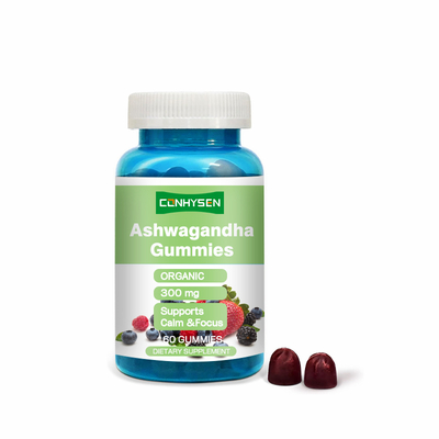 OEM Ashwagandha Gummies 300mg for Stress Relief & Focus