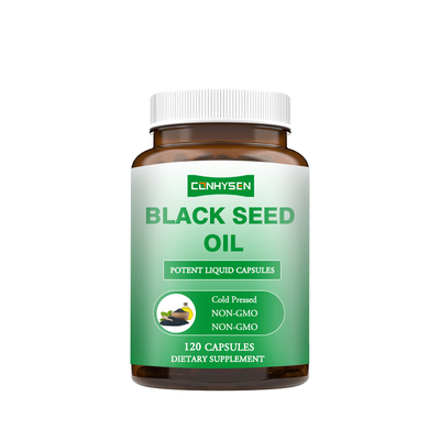 Black Seed Oil Capsules 500mg for Heart Health & Hair Skin Nails