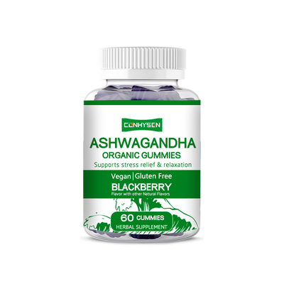 Ashwagandha Gummies 18 Months Shelf Life Stress Relief Supplement