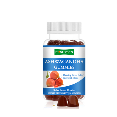 Ashwagandha Probiotic Gummies with Vitamin D2 for Memory Focus