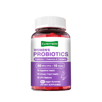 Custom Branded Women's Probiotics Gummies Factory Maintain PH Balance