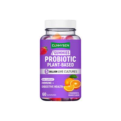 Factory Customization Probiotic Gummies  Immune Digestive Health Dual Support