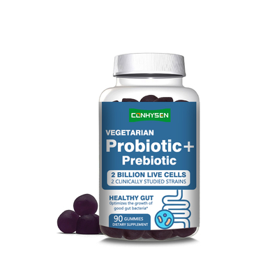 Factory Supply Probiotic Prebiotic Gummies Healthy Intestinal Tract & Immune
