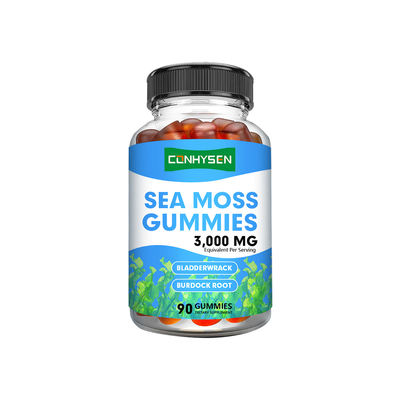 Factory Sea Moss Gummies Candy Support Healthy Hair Skin Nails Supplier