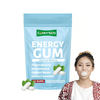 Factory Energy Support Help Prevent Cavities Energy Gum Custom Label