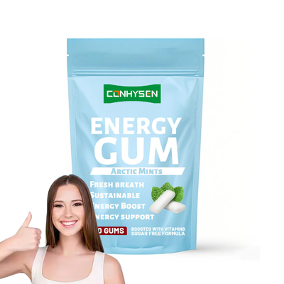 Custom Provide Energy Reduce Fatigue Focus Energy Gum Custom Branded