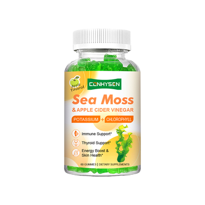 8-In-1 Sea Moss Gummies Immune and Thyroid Support Factory Customization