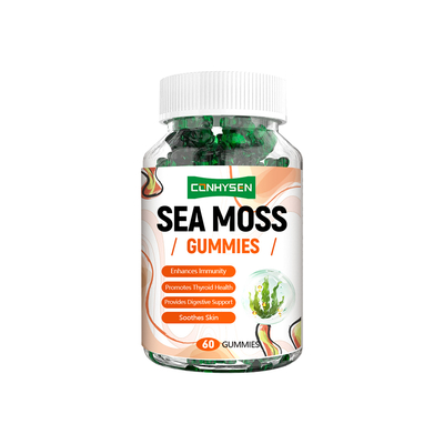 Supplier Custom Natural Sea Moss Gummies Enhance Immunity Smooth Skin