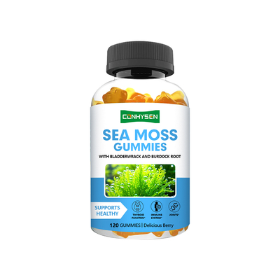 Custom Sea Moss Gummies Berry Taste Wholesale Price Promote Joint Bone Health