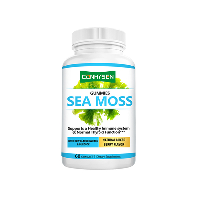 Sea Moss Gummies Natural Energy Support Mixed Berry Taste OEM/ODM Custom