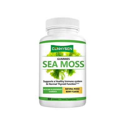 Wholesale Custom Irish Sea Moss Gummies Supplier Support Cleanse and Detox