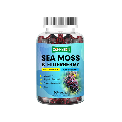 Factory Wholesales Sea Moss Gummies Custom Support Skin Hair Nails Health