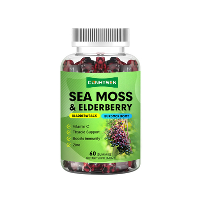 Sea Moss Gummies with Vitamin C Zinc Supplier Factory for Antioxidant Support