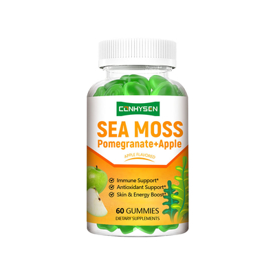 Sea Moss Gummies Apple Flavored Supplement Manufacturer Immune Support