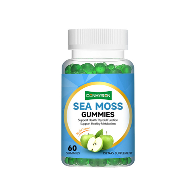 Wholesale Custom Sea Moss Gummies Apple Taste Support Healthy Metabolism