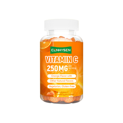 Vitamin C Gummies Orange Flavored Factory Customization Potent Antioxidant