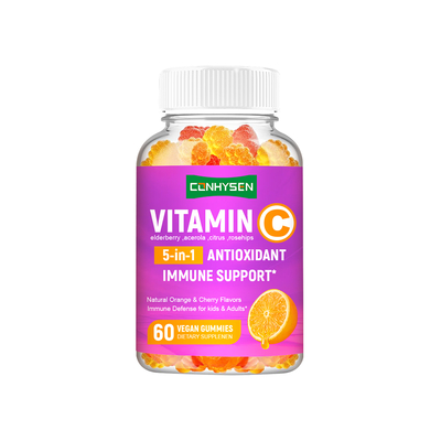 Kids Adults Vitamin C Gummies Premium Custom Boost Immunity and Antioxidant