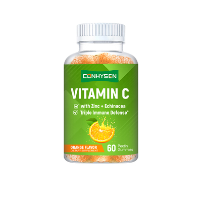 Wholesale Custom Echinacea Vitamin C Gummies Protect Immune Health Supplier