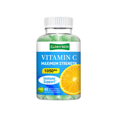 Wholesale Price 1050mg Vitamin C Gummies Boost Healthy Hair Skin Nails ODM
