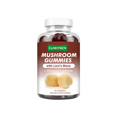 Factory Wholesales Mushroom Gummies with Lion's Mane Immune Support