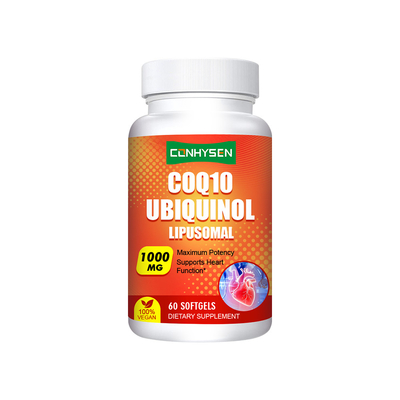 COQ10 Ubiquinol Softgels 1000mg Support Heart Function OEM/ODM Custom