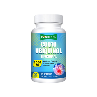 COQ10 Ubiquinol Softgels Custom Label Enhance Energy and Vitality Factory