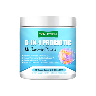 5-In-1 Probiotic Powder Promote Immune Digestive Health Manufacturer Custom