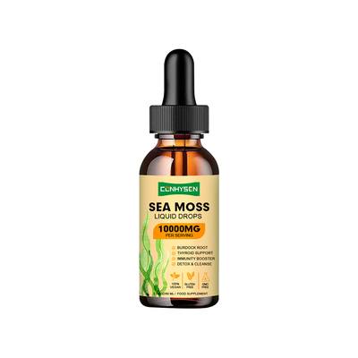 Custom Sea Moss Liquid Drops 10000mg Wholesale Price Thyroid Immunity Support
