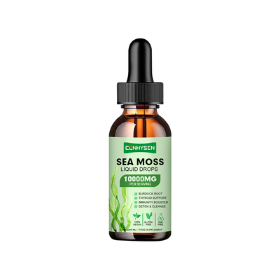 100% Vegan Sea Moss Liquid Drops Cleanse and Detox Supplement Manufacturer