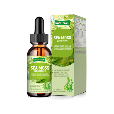 Custom Label Support Thyroid Function Natural Sea Moss Liquid Drops Factory