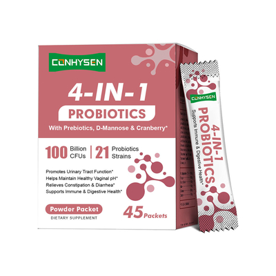 Factory Direct 4-In-1 Probiotics Powder Custom Promote Urinary Tract Health