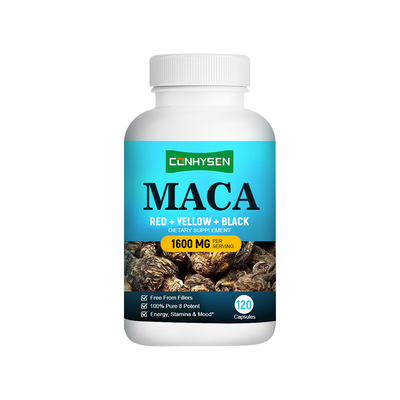 Boost Immunity Regulate Mood 100% Pure Maca Capsules Supplement Manufacturer
