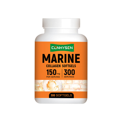 Marine Collagen Softgels Support Hair Skin Nails Health OEM/ODM Custom