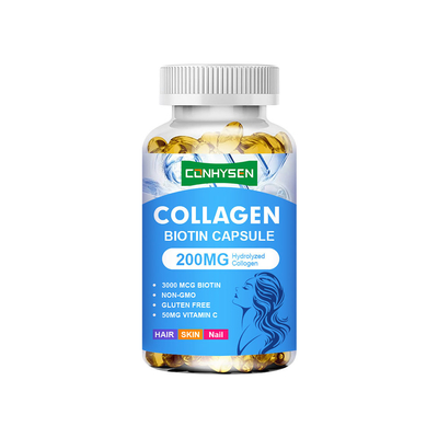 Support Healthy Hair and Joint Collagen Biotin Capsules OEM/ODM Custom