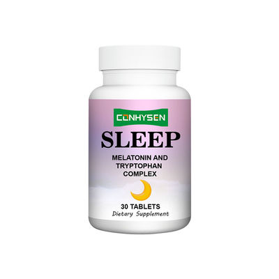 Natural Sleep Aid Melatonin Tryptophan Complex Tablets Restful Sleep Wholesale Price