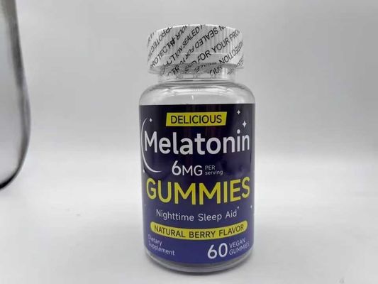 Vegan Melatonin Gummies Adult Nighttime Sleep Aid Immunity Support Stock Supply
