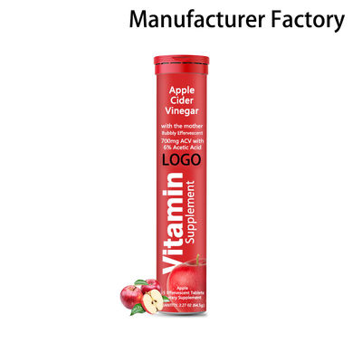 Factory Wholesales Apple Cider Vinegar Effervescent Tablets Weight Management
